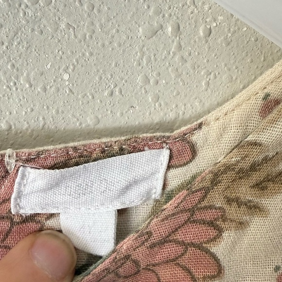 Angel Dear Muslin Ivory Floral Dress Size 4T - Picture 4 of 6